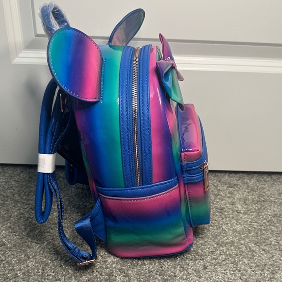 NWT Loungefly Disney Minnie Mouse multicolored backpack - Picture 3 of 6